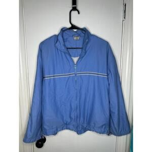 Strops By Olympia Sports Women's Windbreaker Jacket Women's Size M Lined White